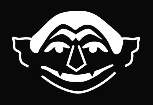 Sesame Street The Count Die Cut Vinyl Decal Sticker