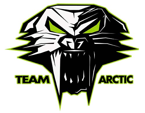 Artic Cat Team funny color auto sticker