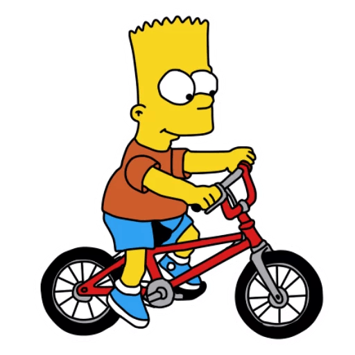 bart-simpson-BIKE Sticker