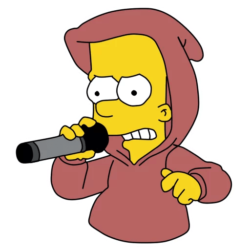 bart-simpson-JAMMIN DJ Sticker