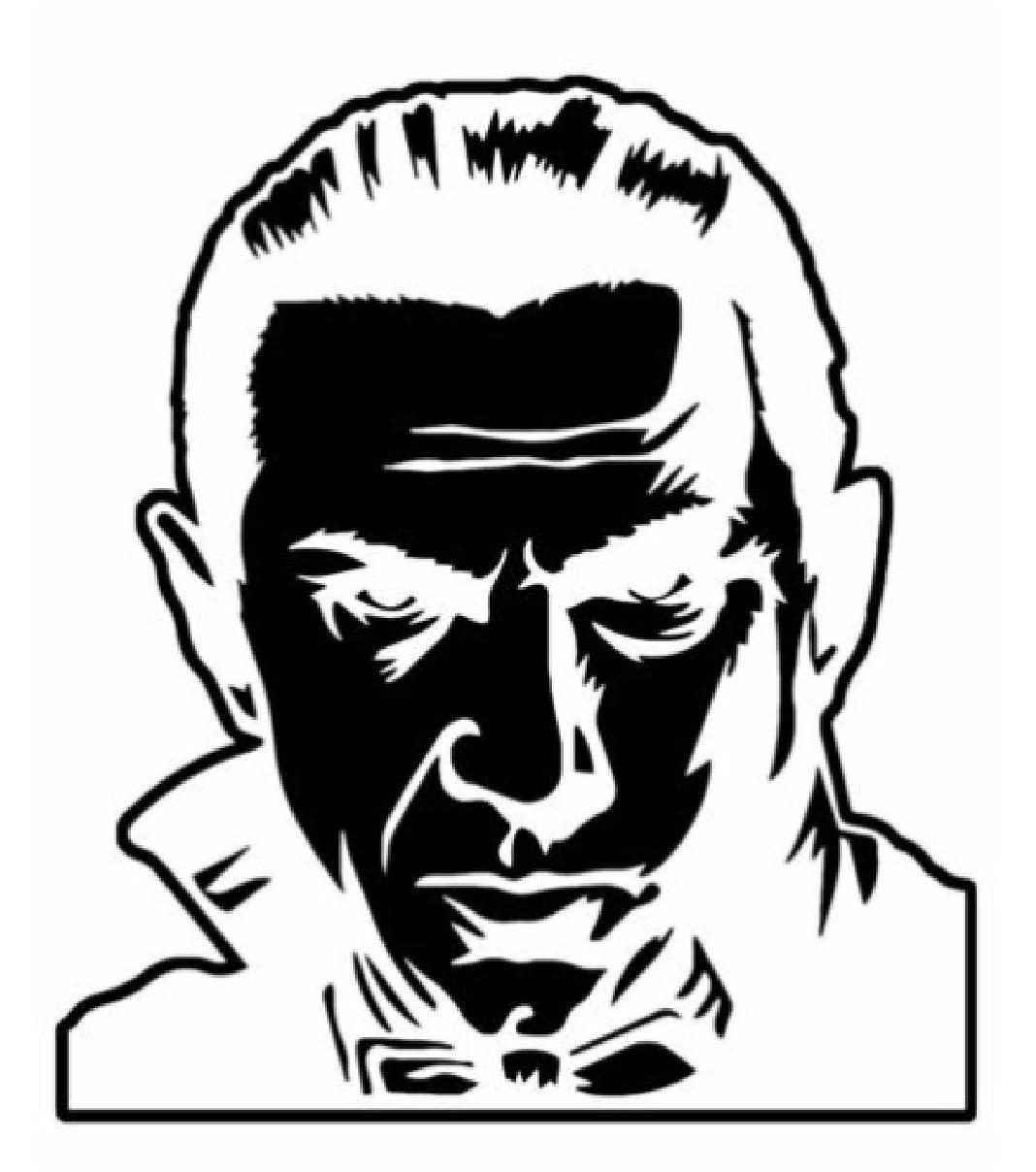 Dracula vinyl decal sticker Horror Classic Movie Monster Bela Lugosi Stoker DIE CUT DECAL