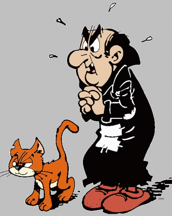 Gargamel and Azrael