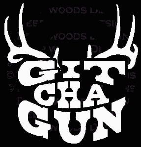 Git Cha Gun Deer Hunting Decal
