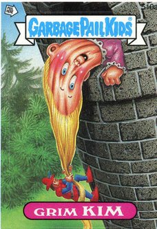 Grim KIM Funny Sticker Name Decal