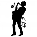 JAZZ BAND DIE CUT DECAL 2