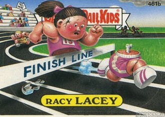 Racy LACEY Funny Decal Name Sticker