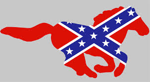 rebel flag mustang sticker