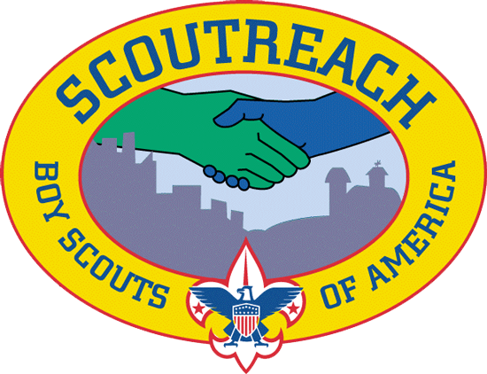 SCOUTING scoutreach_OVAL_color sticker