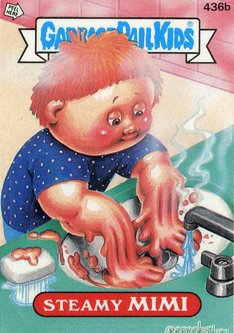 Steamy MIMI Funny Decal Name Sticker