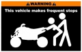 Warning SP Quad Stops Sticker Pack
