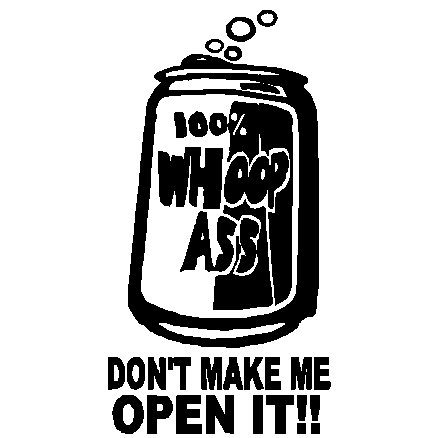 916 - Woop Ass auto decal