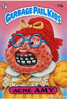 Acne AMY Funny Sticker Name Decal