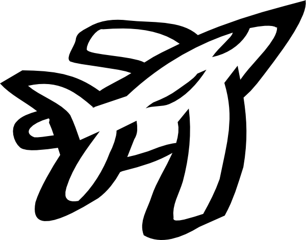 Aircraft Clipart Diecut Decal 01