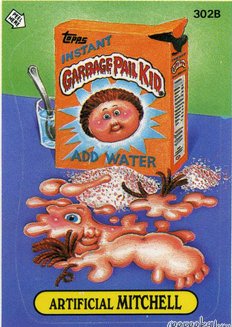 Artifical MITCHELL Funny Sticker Name Decal