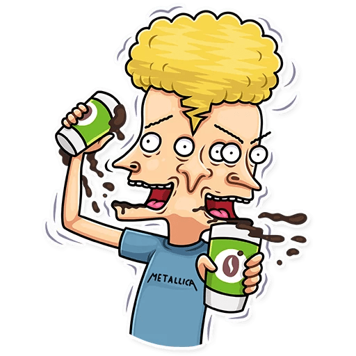 beavis and butthead mtv funny cartoon sticker_8