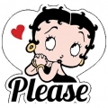 betty-boop-please color sticker
