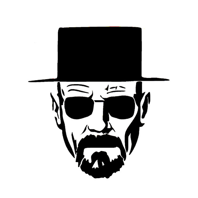 Breaking Bad Walter Heisenberg-celebrity-Car-window-decal