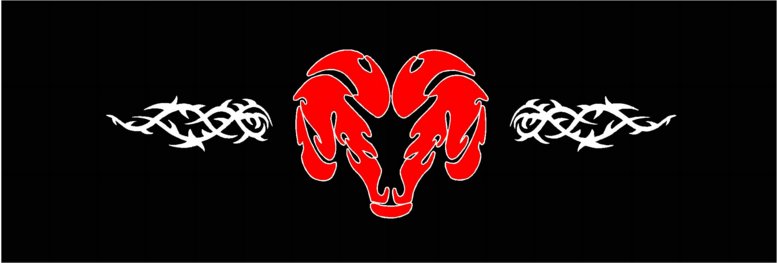 DODGE 7 Rear Window Graphic