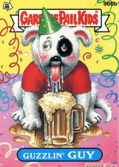 Guzzlin GUY Funny Sticker Name Decal