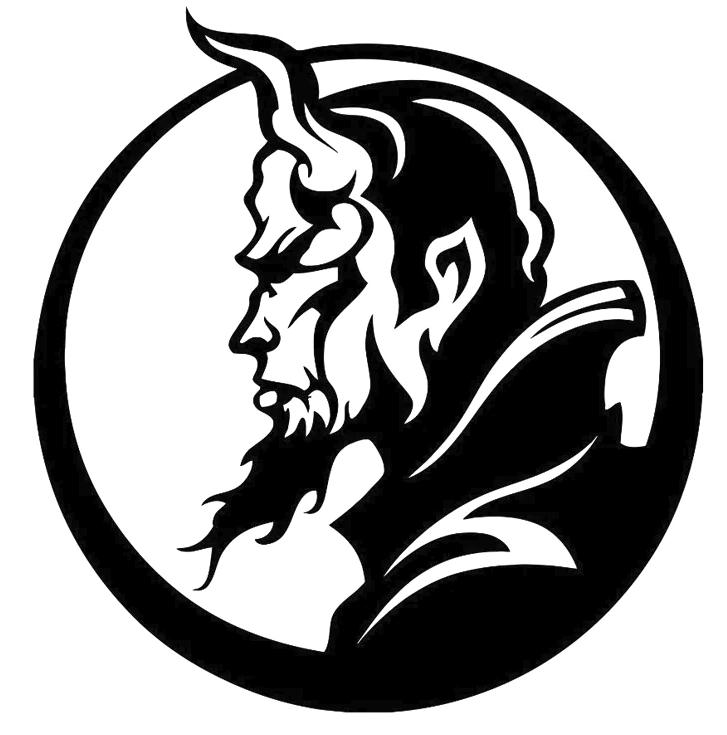 Hell-Demon-Devil-Horns-Decor-Car-Sticker-Vinyl-Decal