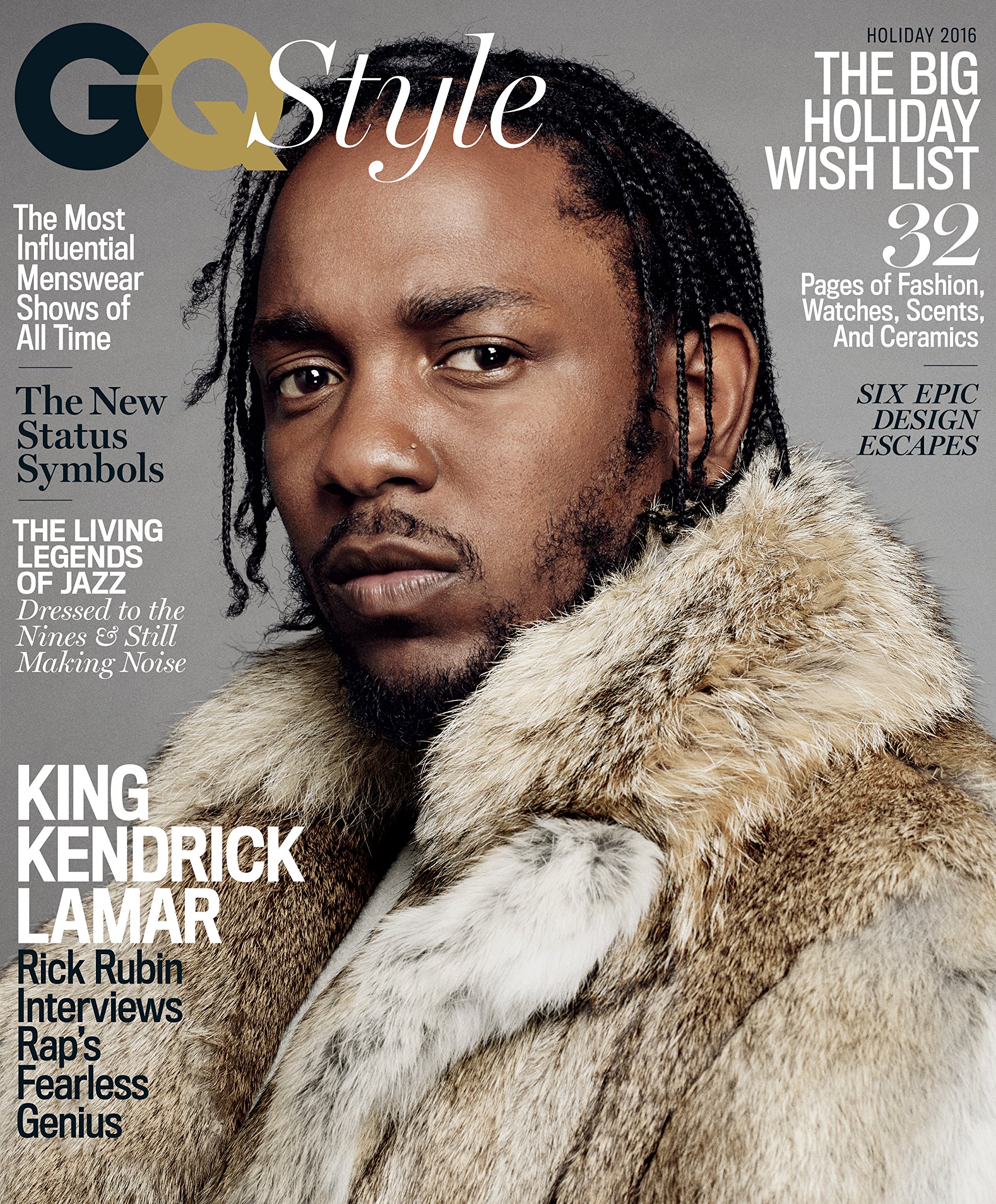 kendrick lamar gq style magazine RAP MUSIC ALBUM COVER STICKER