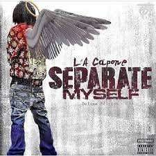 LA CAPONE SEPARATE MYSELF RAP MUSIC LOGO STICKER