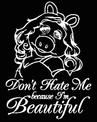 Sesame Street Miss Piggy Diecut Decal