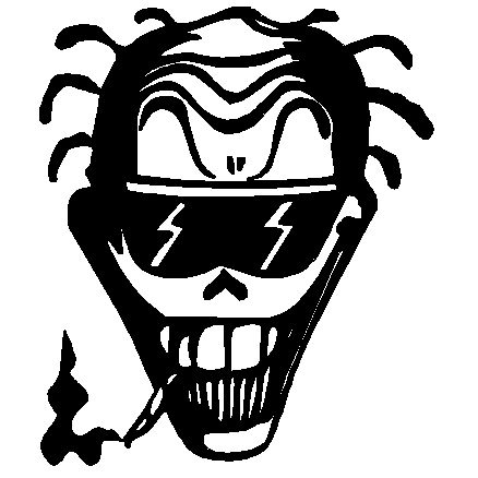 Easy RyderSkull Decal