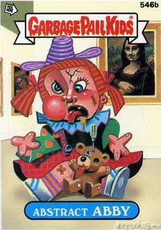 Abstract ABBY Funny Sticker Name Decal