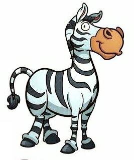 African Animal Cartoon Sticker 2