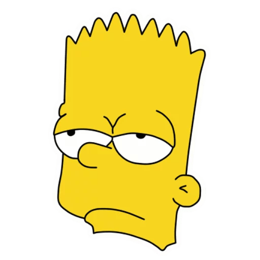 bart-simpson-HEAD Sticker