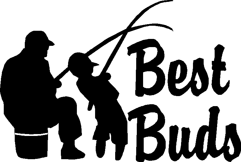 Best Buds Fishing Decal