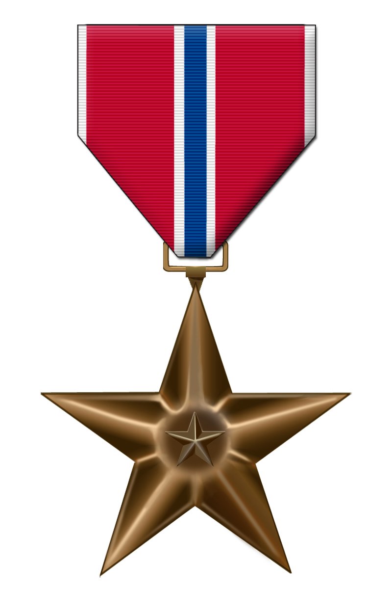 Bronze Star Medal Decal