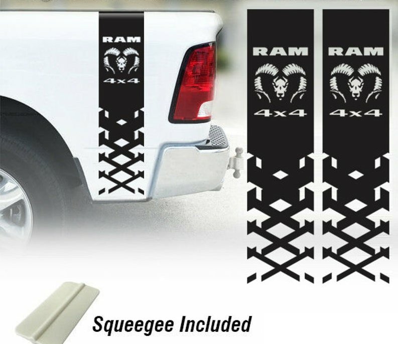 DODGE RAM 4X4 tire tracks COMBO KIT