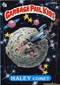 HALEY Comet Funny Sticker Name Decal