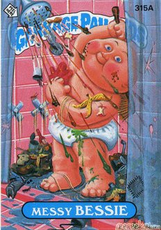Messy BESSIE Funny Decal Name Sticker