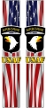 MILITARY USA FLAG usaf airborne COMBO KIT