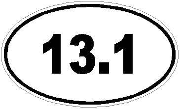 Oval Running Decals 13.1 sticker D