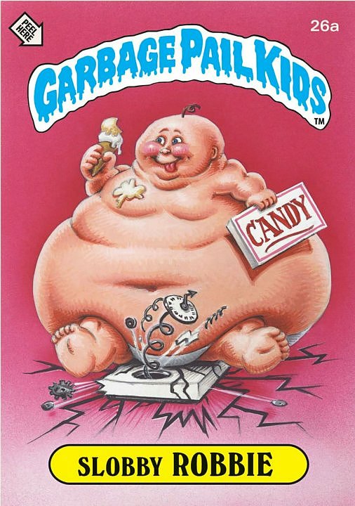 Slobby ROBBIE Funny Sticker Name Decal