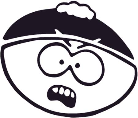 South Park Decal Cartman Head