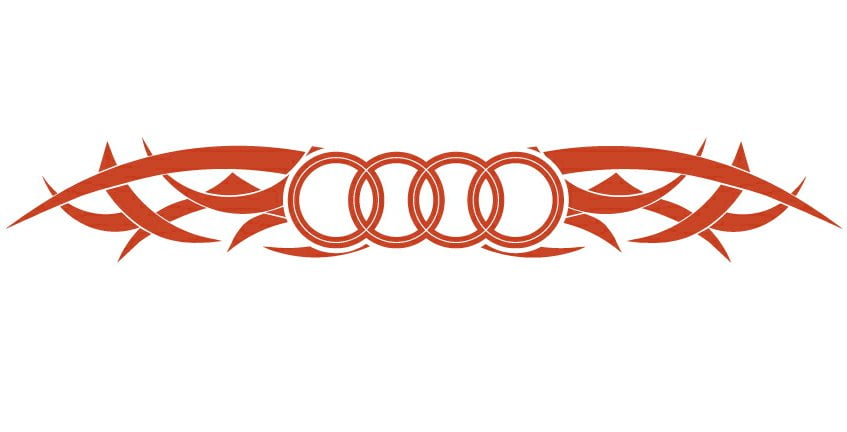 Audi Tribal Back Auto Graphics