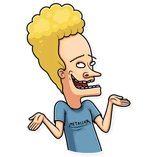 beavis and butthead mtv funny cartoon sticker_10
