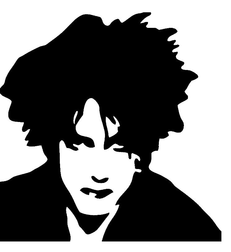 Cure Head Band Vinyl Decal Stickers