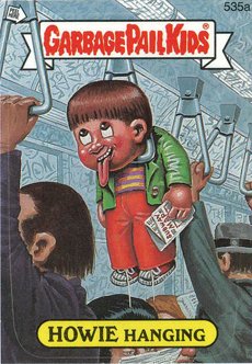 HOWIE Hanging Funny Sticker Name Decal