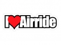 I Heart Airride funny color auto sticker