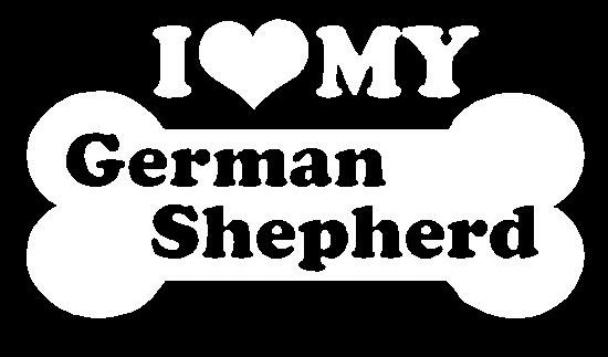 I Love My German Shepherd