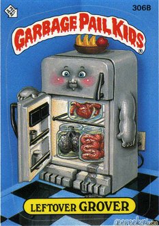 Leftover GROVER Funny Decal Name Sticker