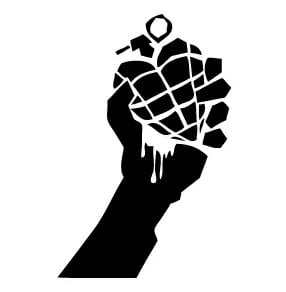 Green Day Heart Band Vinyl Decal Stickers