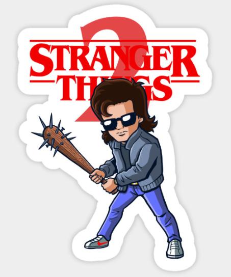 STRANGER THINGS Steve Harrington Sticker