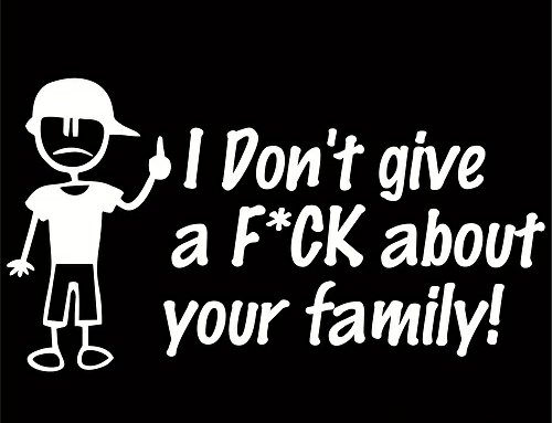 Anti Stick Family Die Cut Decal 06